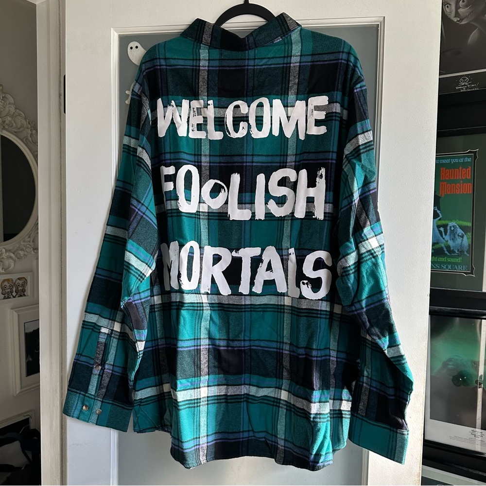 Cakeworthy Disney Haunted Mansion Flannel Shirt